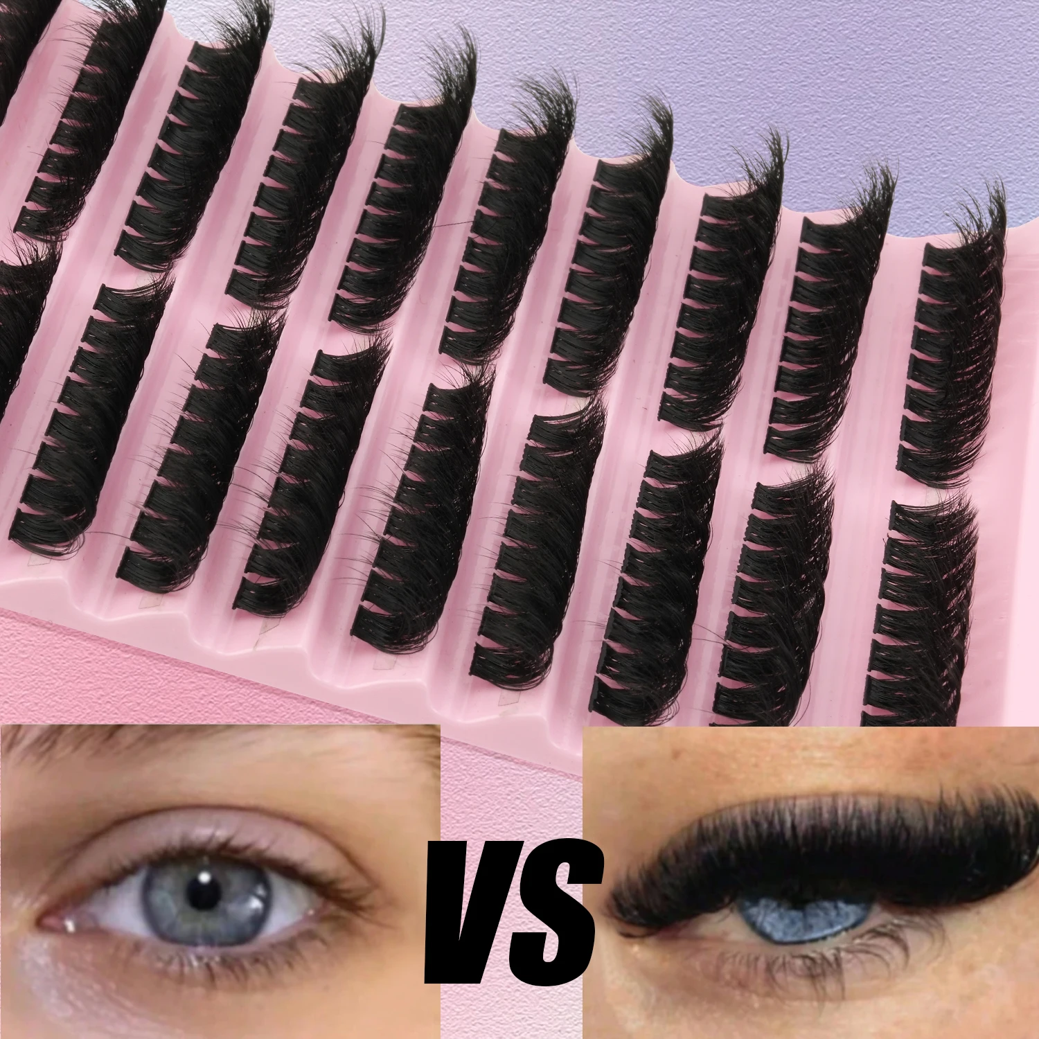 160 pestañas postizas rusas en - Eyelash Extension Russian reseña y precio