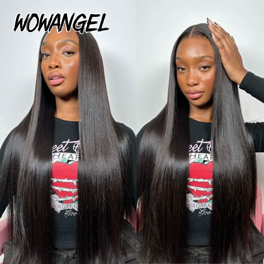 WOWANGEL Pelucas rectas con en - Eyelash Extension Natural Look reseña y precio