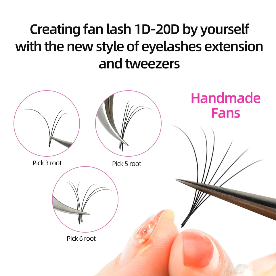 Rujade 5 casos / lote de pesta - Eyelash Extension Russian reseña y precio